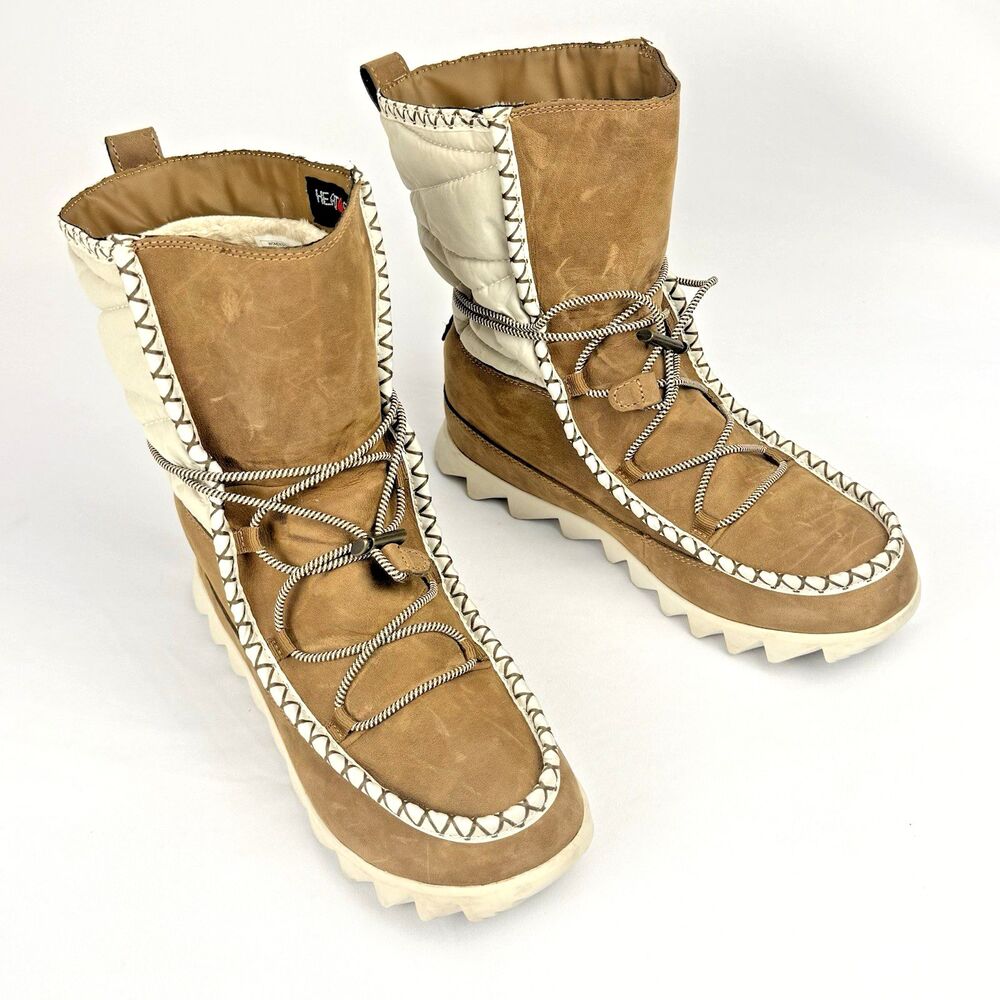 The North Face Sisque Waterproof Heatseeker Winter Boots Womens Size 8 Suede